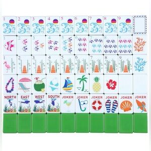 American Mahjong Summer Splash Mahjong Tile Set - LAST ONE!